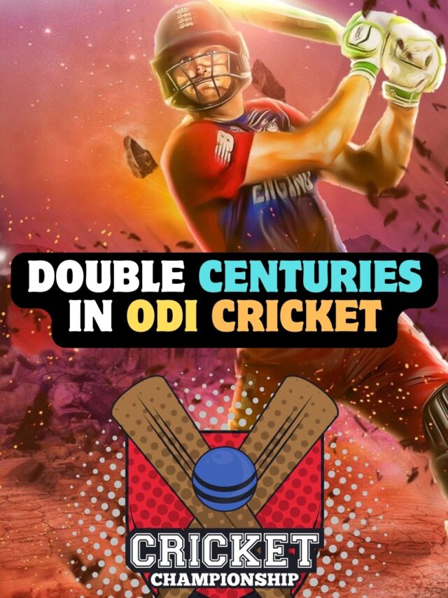 Double Century Scorers in ODI Cricket!