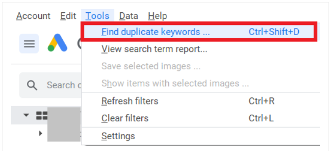 Remove Duplicate Keywords