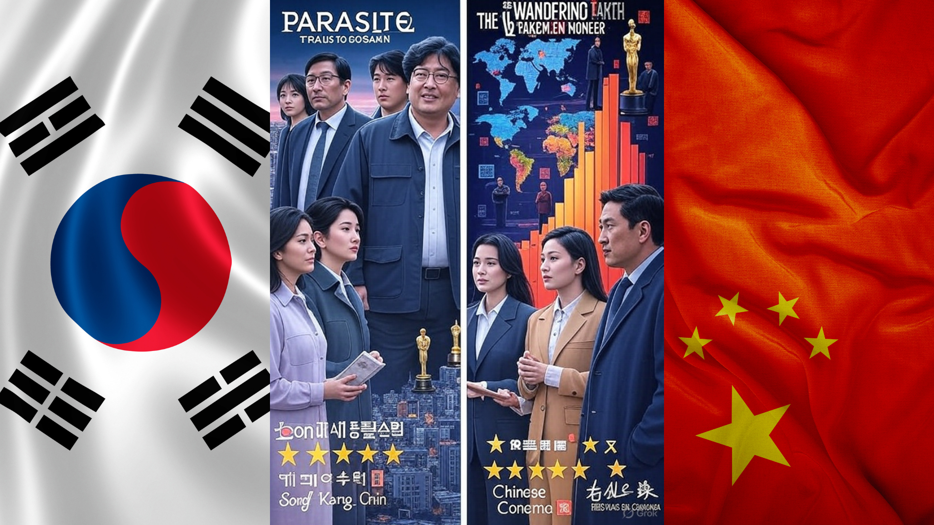 Korean vs. Chinese Cinema in 2025: Movies, Stars, and Global Impact