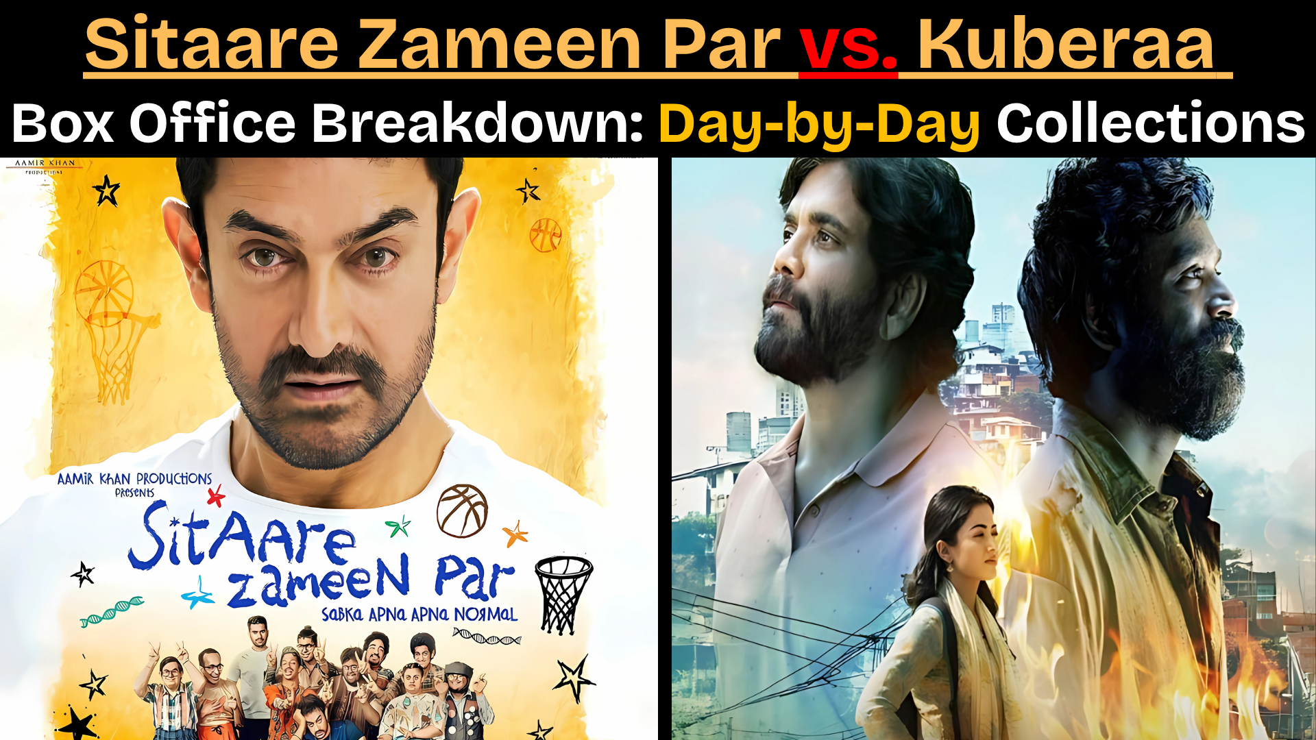 Kuberaa vs. Sitaare Zameen Par Box Office Latest Collections & Updates