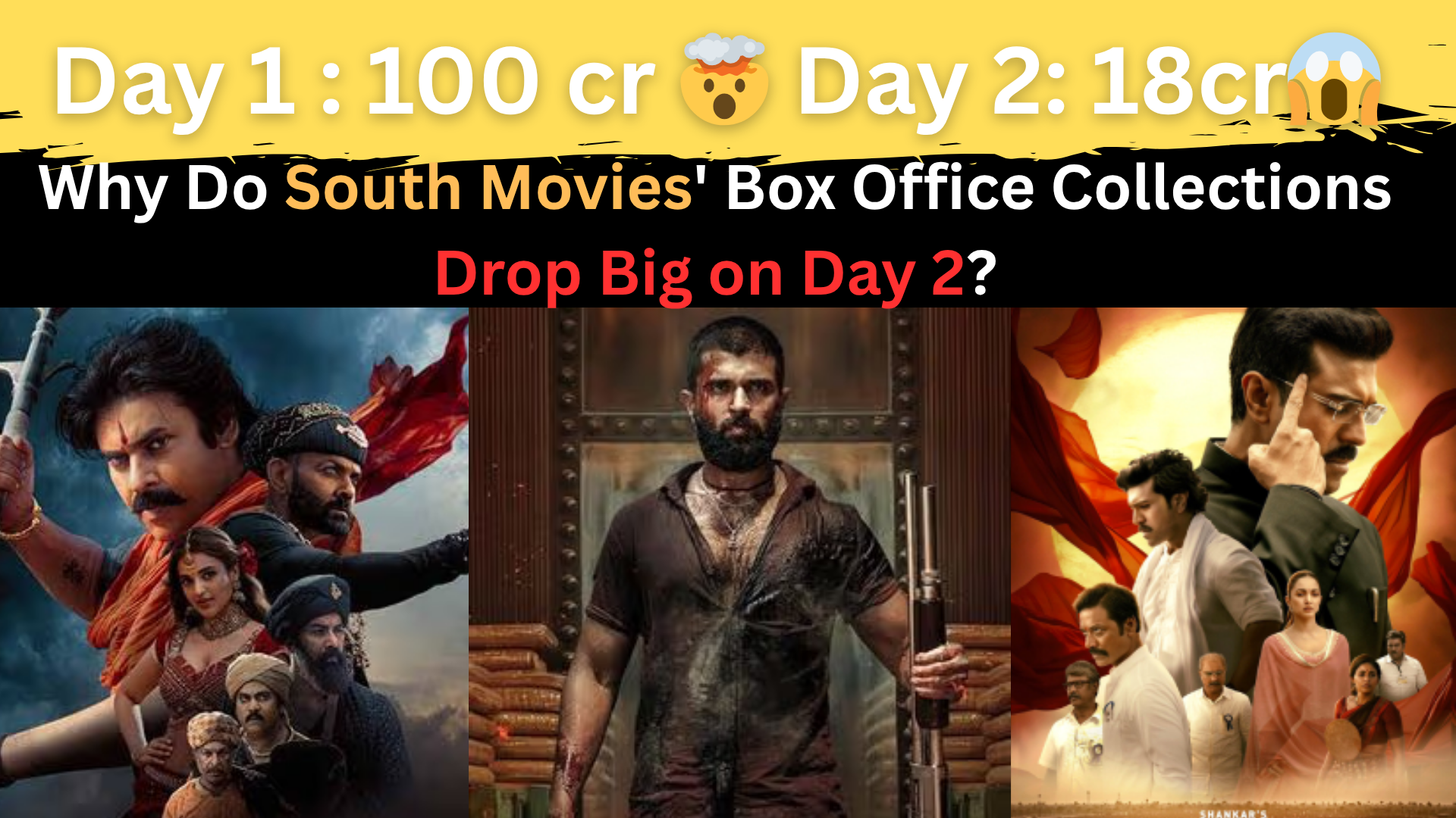 Why Do South Movies' Box Office Collections Drop Big on Day 2