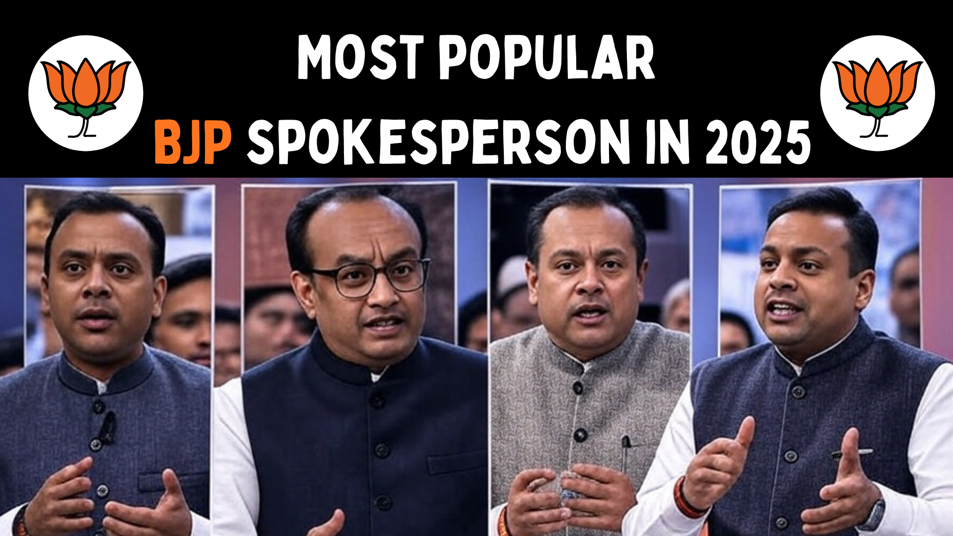 Most popular BJP spokesperson