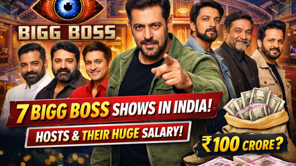 7 Bigg Boss Shows in India Hosts Salary Will Shock You