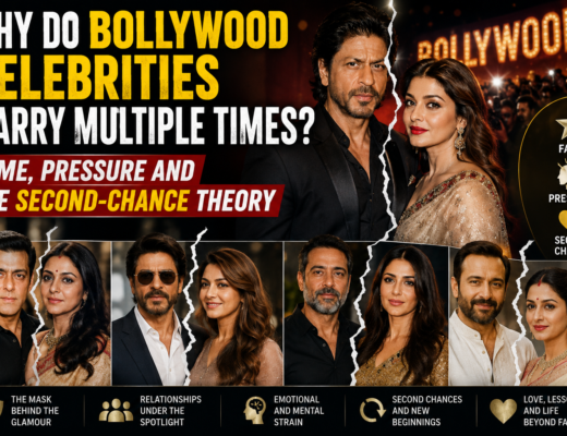 Why Do Bollywood Celebrities Marry Multiple Times Fame, Pressure and the Second-Chance Theory